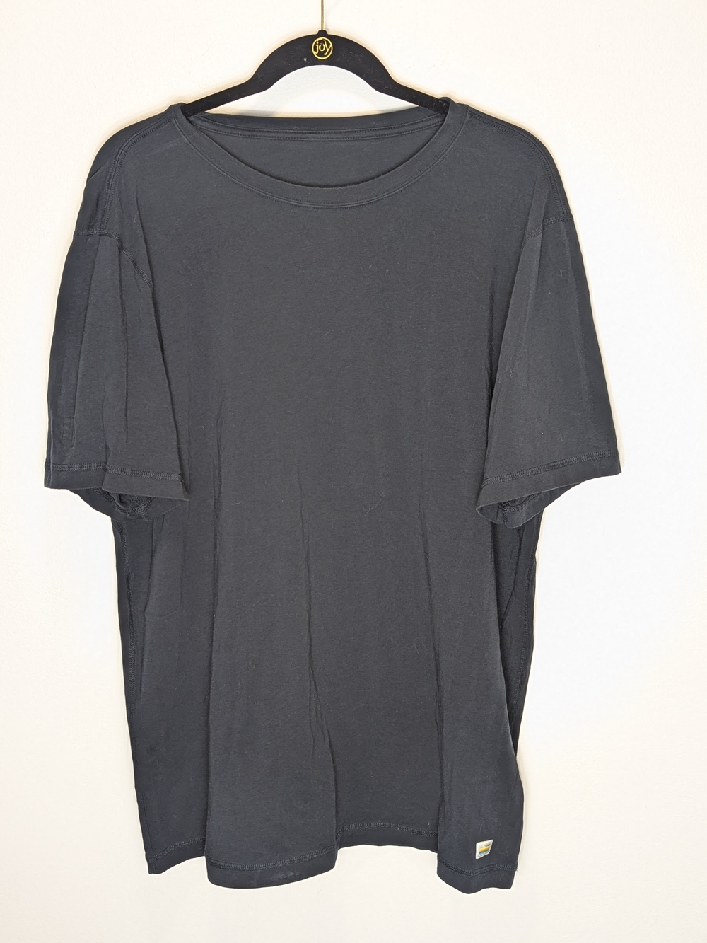 Vuori Men's Tuvalu Navy Short-Sleeve Crew Tee Size XL Quiet Luxury Minimalist
